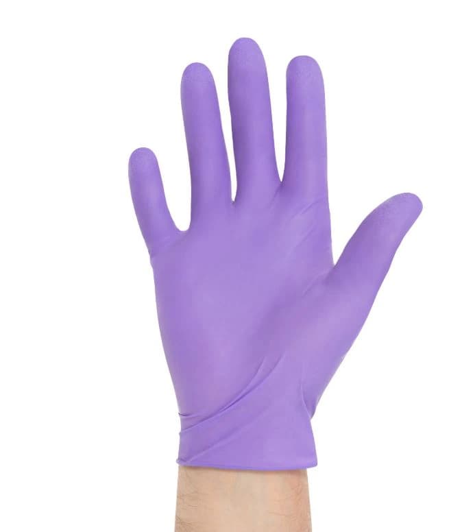 PURPLE NITRILE* Sterile Nitrile Exam Gloves, Large, Purple, Powder-Free, Chemo-Rated, 400/Case - PURPLE NITRILE* Exam Gloves Sterile Large Case of 4 - Image 1