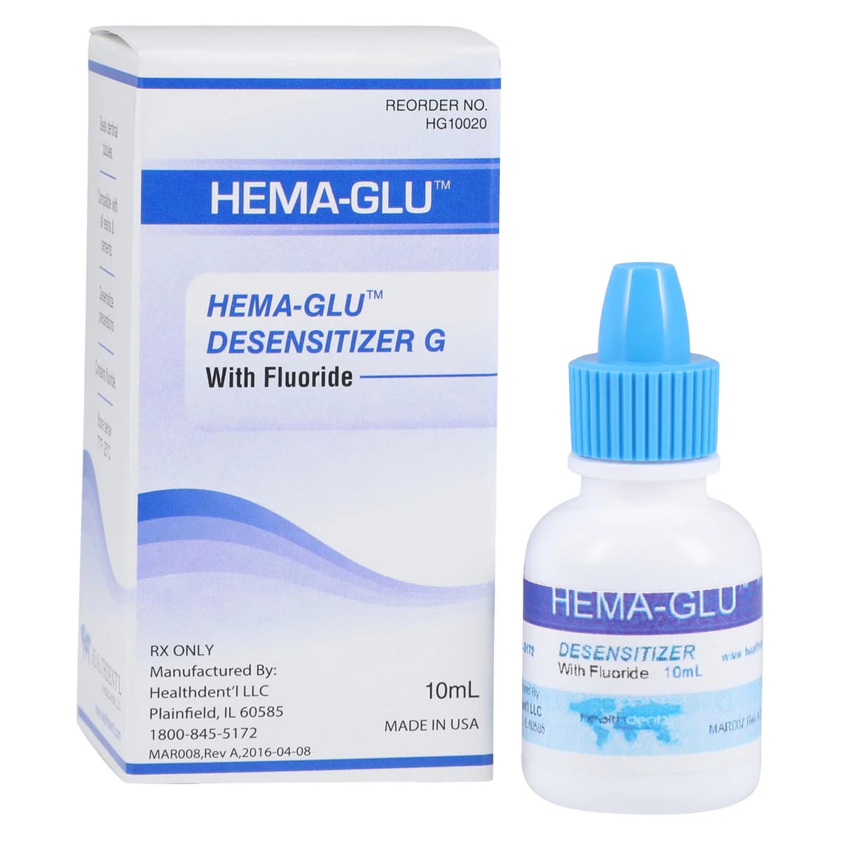 Hema-Glu Desensitizer G with Fluoride, 10ml Bottle thumbnail 2