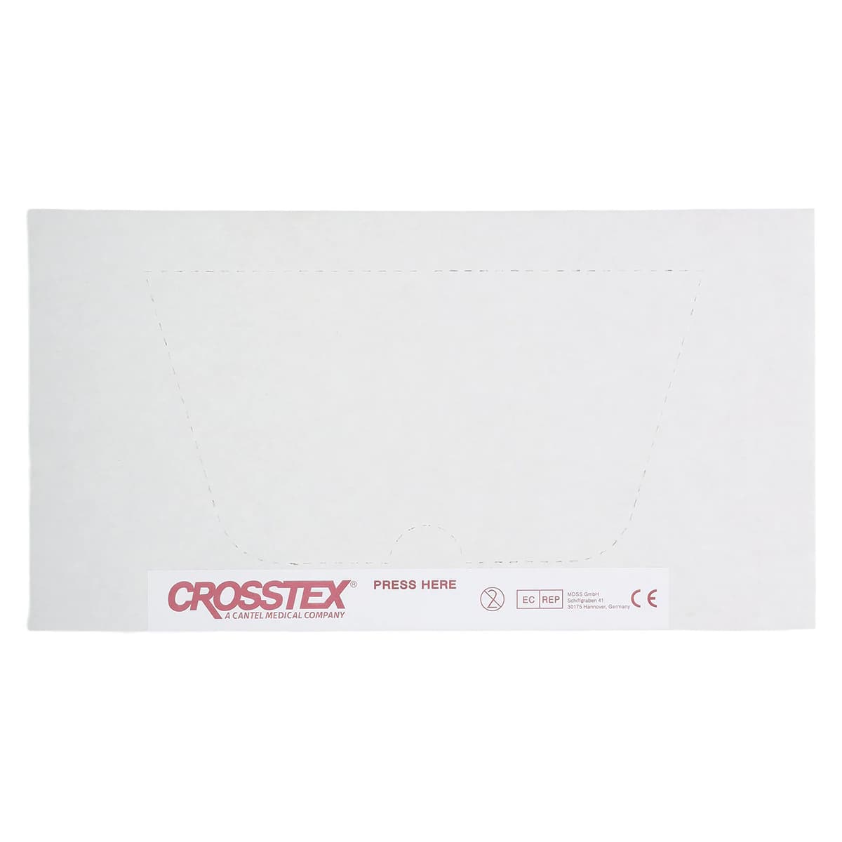 Crosstex Lab Transport Bags, 6" x 10", Self-Sealing, Clear Plastic, 1000/Case (4 Boxes of 250) thumbnail 2