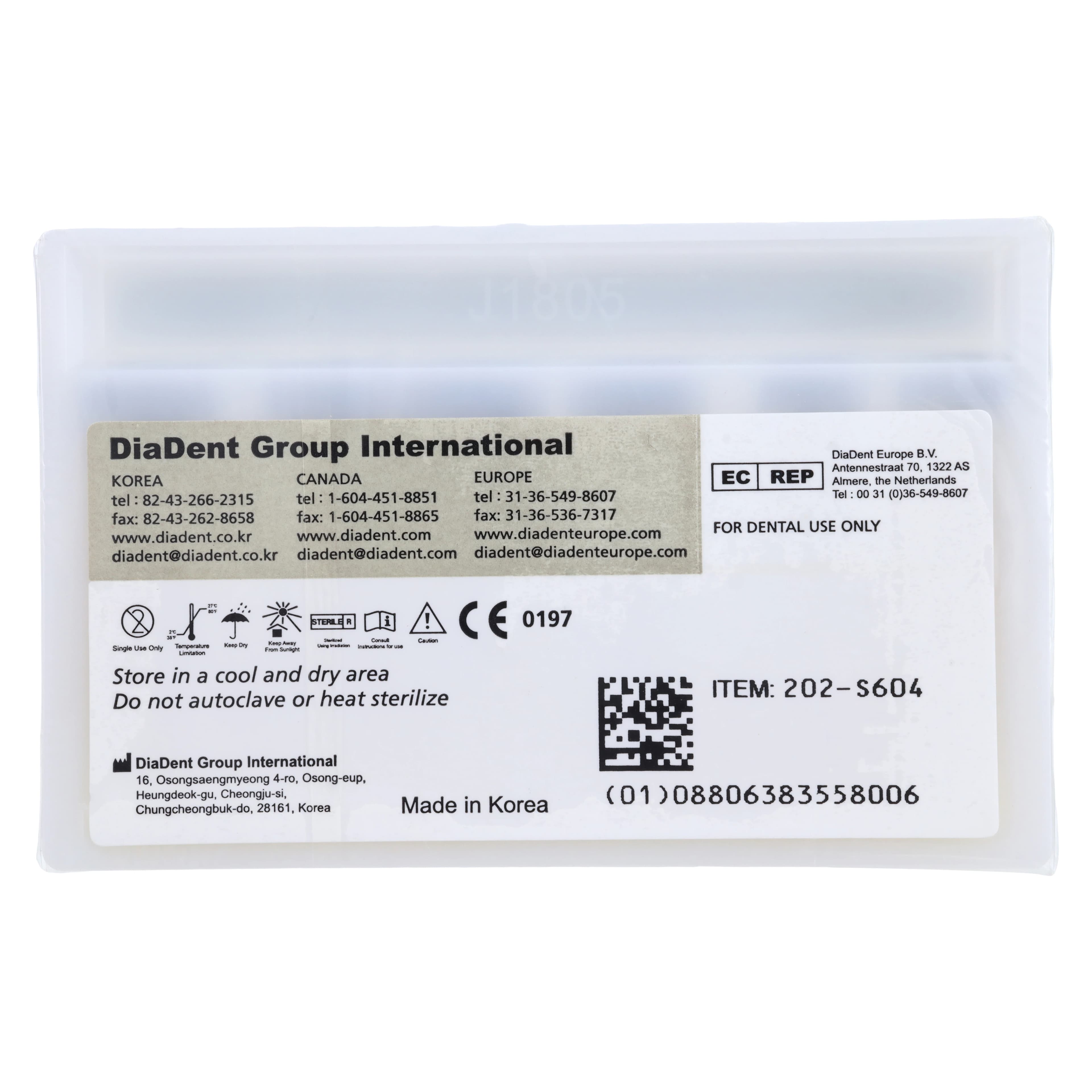 DiaDent Absorbent Paper Points, Medium, Blue, .02 Taper, Non-Marked, Spill-Proof Box, 200/Box thumbnail 2