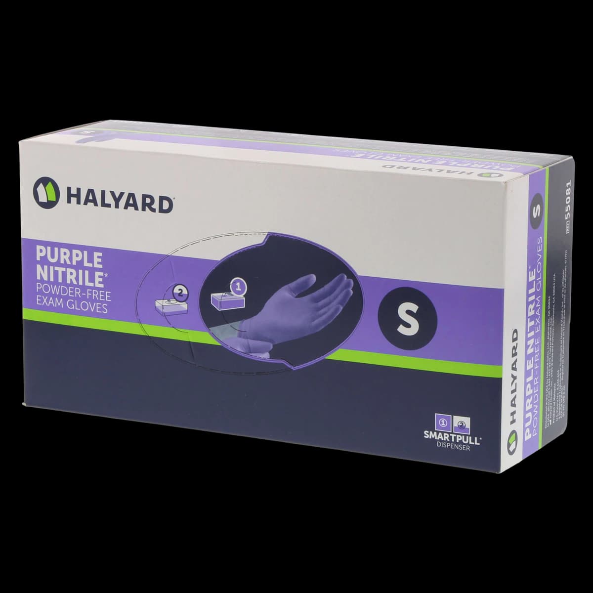 Halyard PURPLE NITRILE* Exam Gloves, Powder-Free, Non-Sterile, Small, Purple, 100/Box, 55081 - PURPLE NITRILE* Exam Gloves Small Box of 100 - Image 1