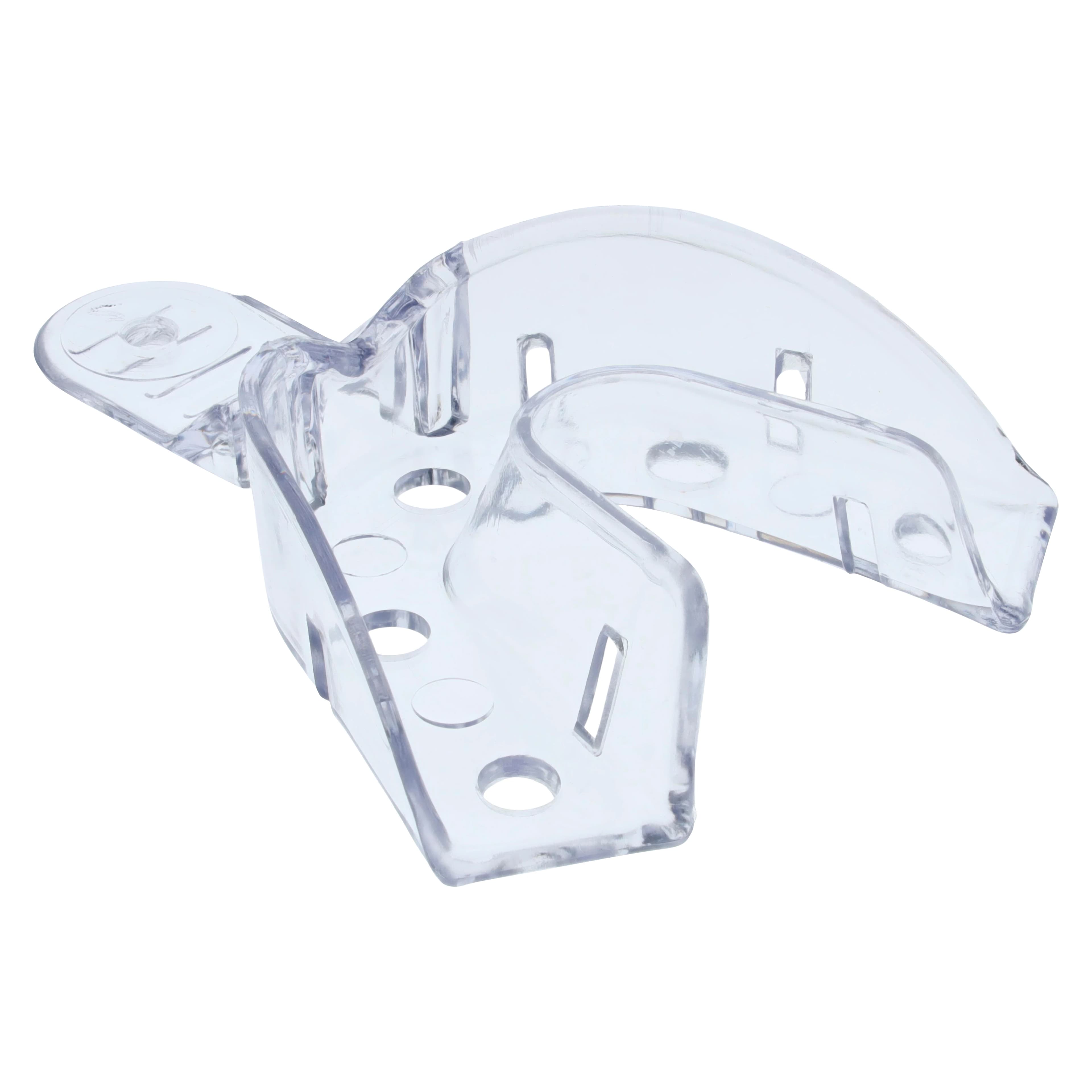 Crystal Disposable Impression Trays, Full Arch Lower, Large, Perforated, 12/Pkg, #9P (09P9) - Crystal Impression Trays - Image 1