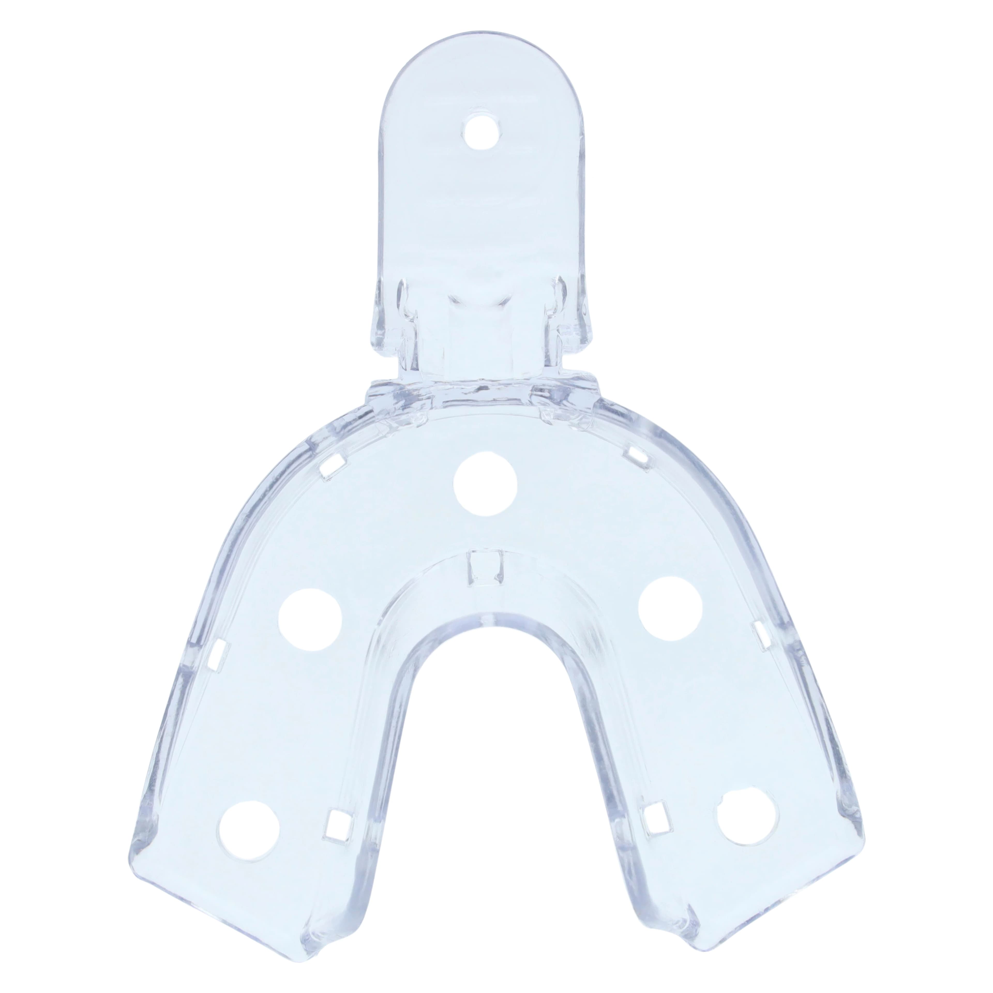 Crystal Disposable Impression Trays, Full Arch Lower, Large, Perforated, 12/Pkg, #9P (09P9) thumbnail 2