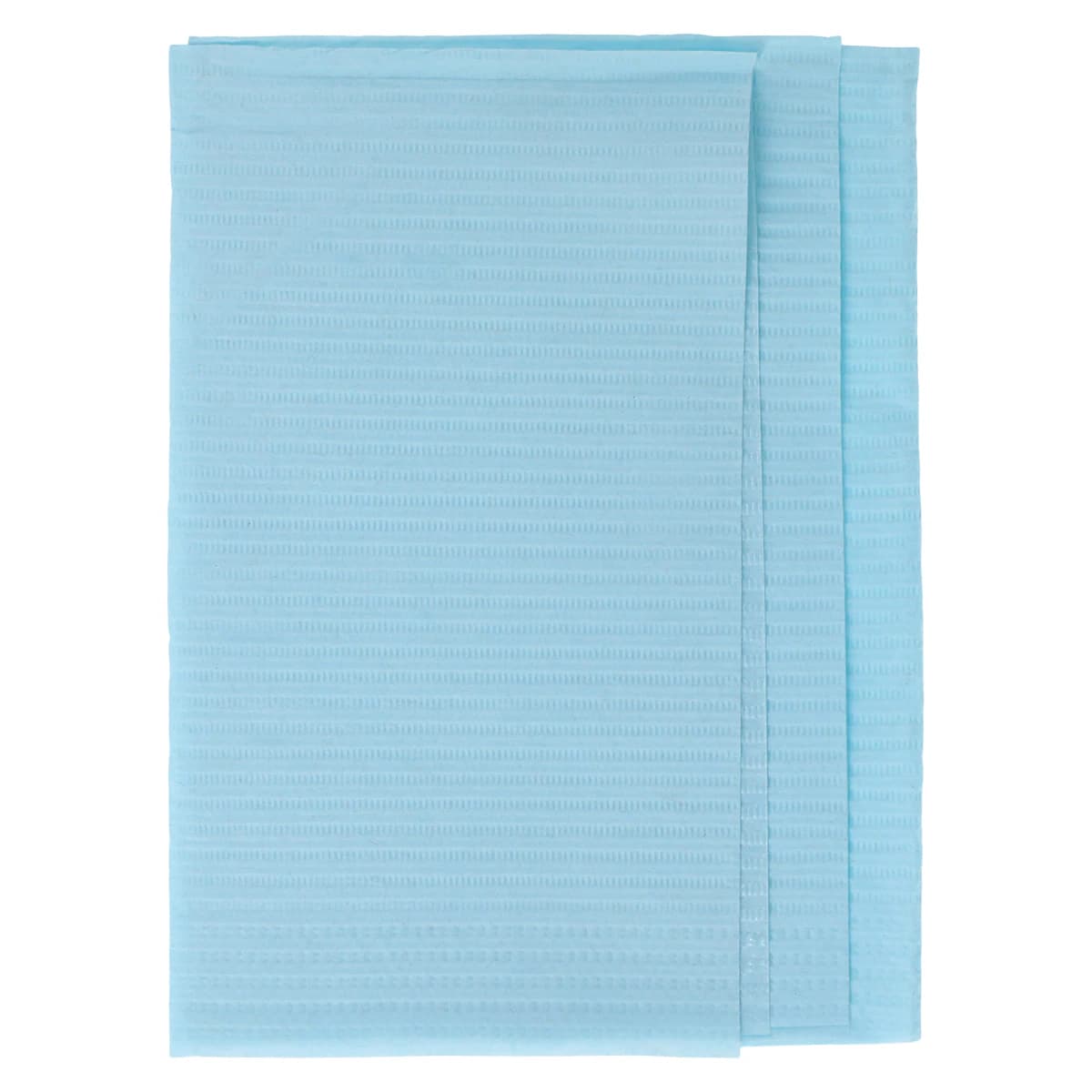 Crosstex Econoback Patient Bibs, 2-Ply Paper/1-Ply Poly, 13" x 19", Blue, 500/Case, WEXBL thumbnail 2