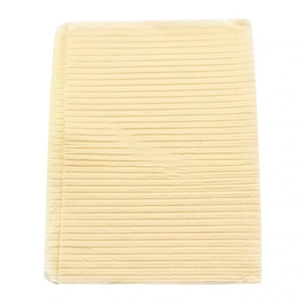 Crosstex PolyBack Patient Towels/Bibs, 3-Ply Tissue/1-Ply Poly, 13" x 19", Beige, 500/Case, WPXBG - PolyBack Patient Towels - Image 1