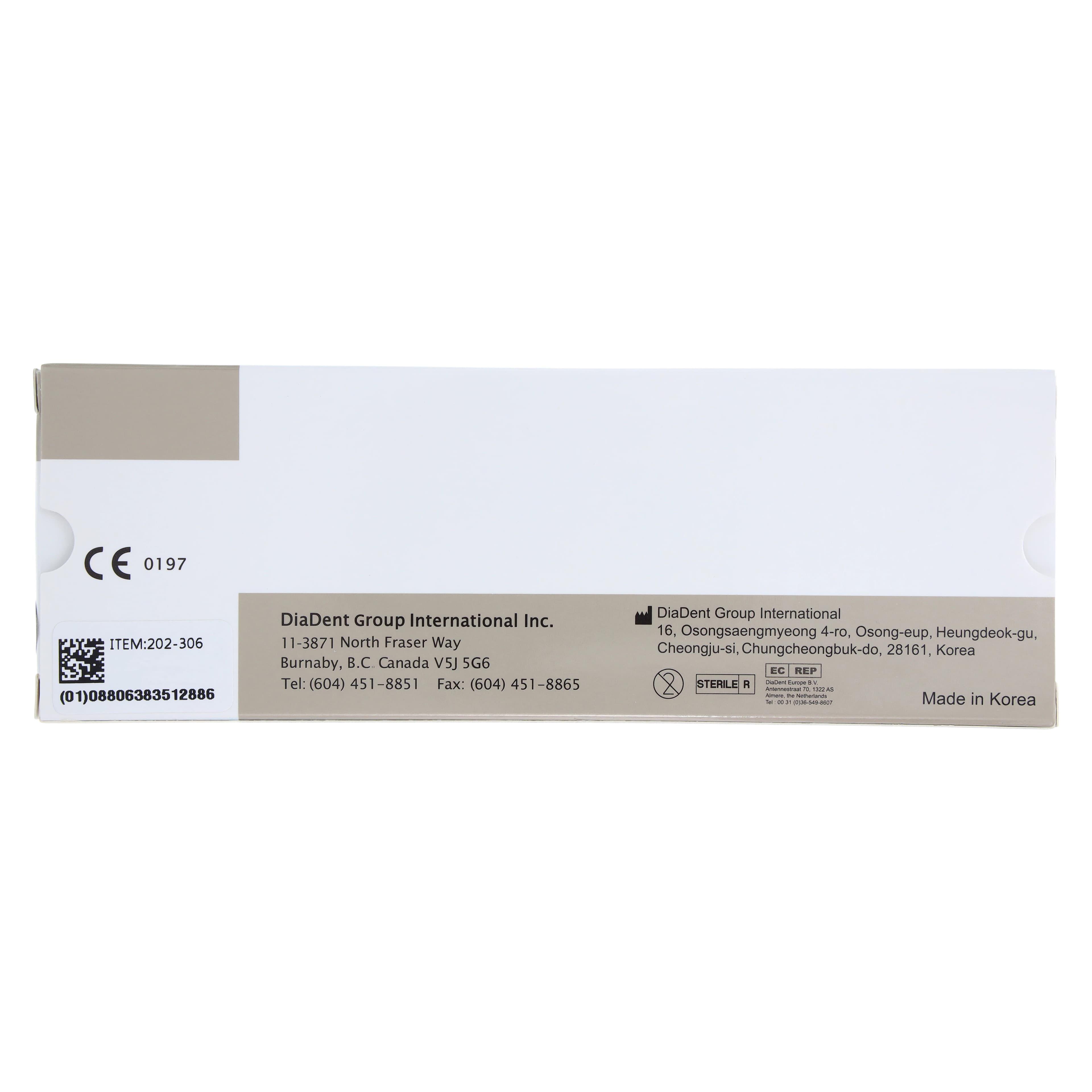 Diadent Absorbent Paper Points, X-Coarse, Non-Marked, Cell Pack, 200/Pk, 202-306 thumbnail 3