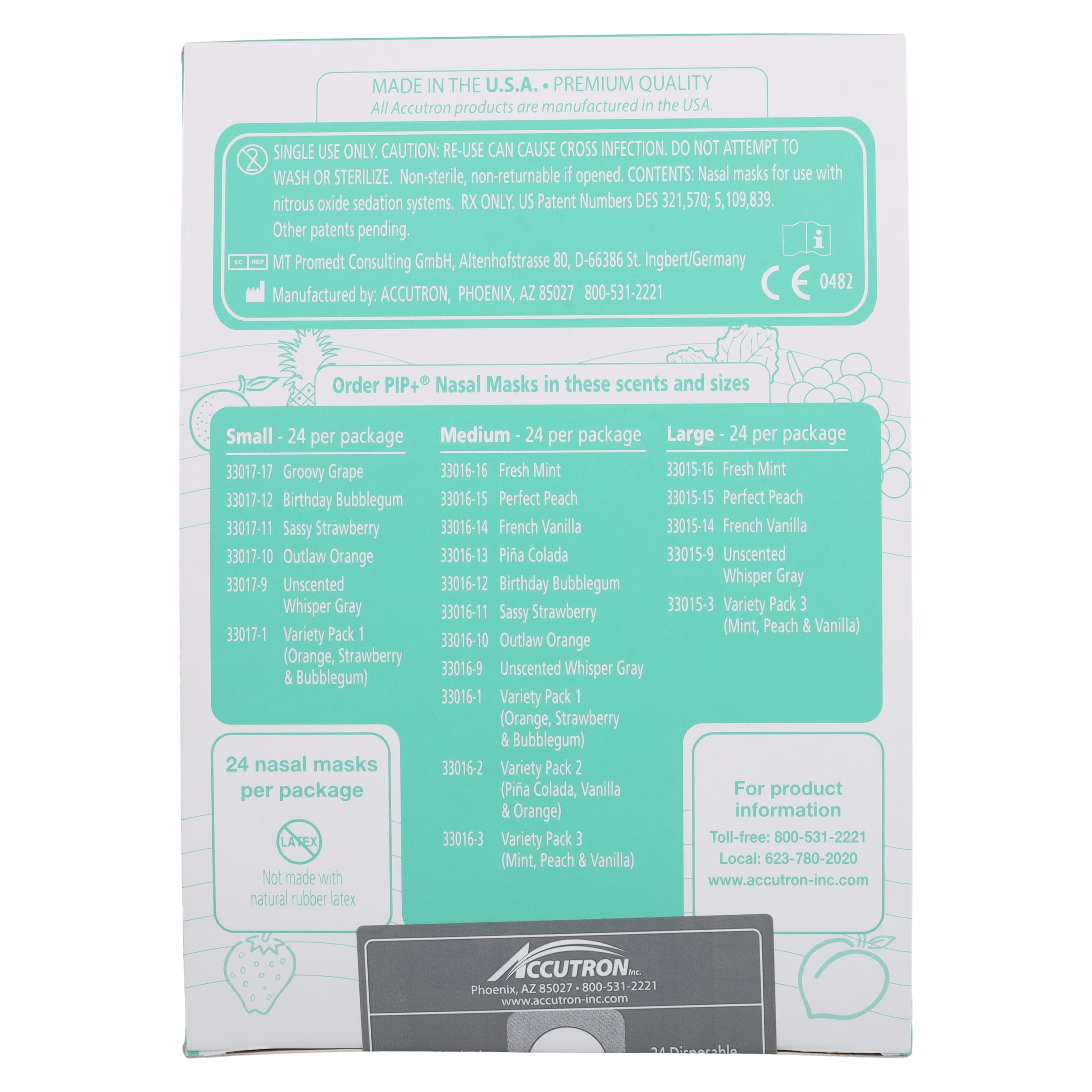 Accutron Personal Inhaler Plus+ Nasal Hoods, Small, Unscented, Whisper Gray, 24/Pk, 33017-9 thumbnail 7