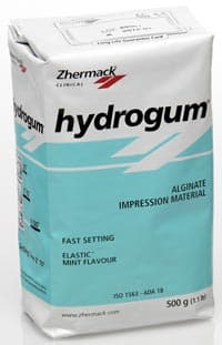 Zhermack Hydrogum Fast-Set Alginate Impression Material, Mint Flavor, Green, 500 g (1.1 lb) Bag, C302025 - Hydrogum Fast-Set 1lb - Image 1