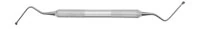 Miller #10 Bone Curette, Double Ended, Stainless Steel, 3mm Rounded Tip, 25mm Shank - Miller #10 Bone Curette - Image 1
