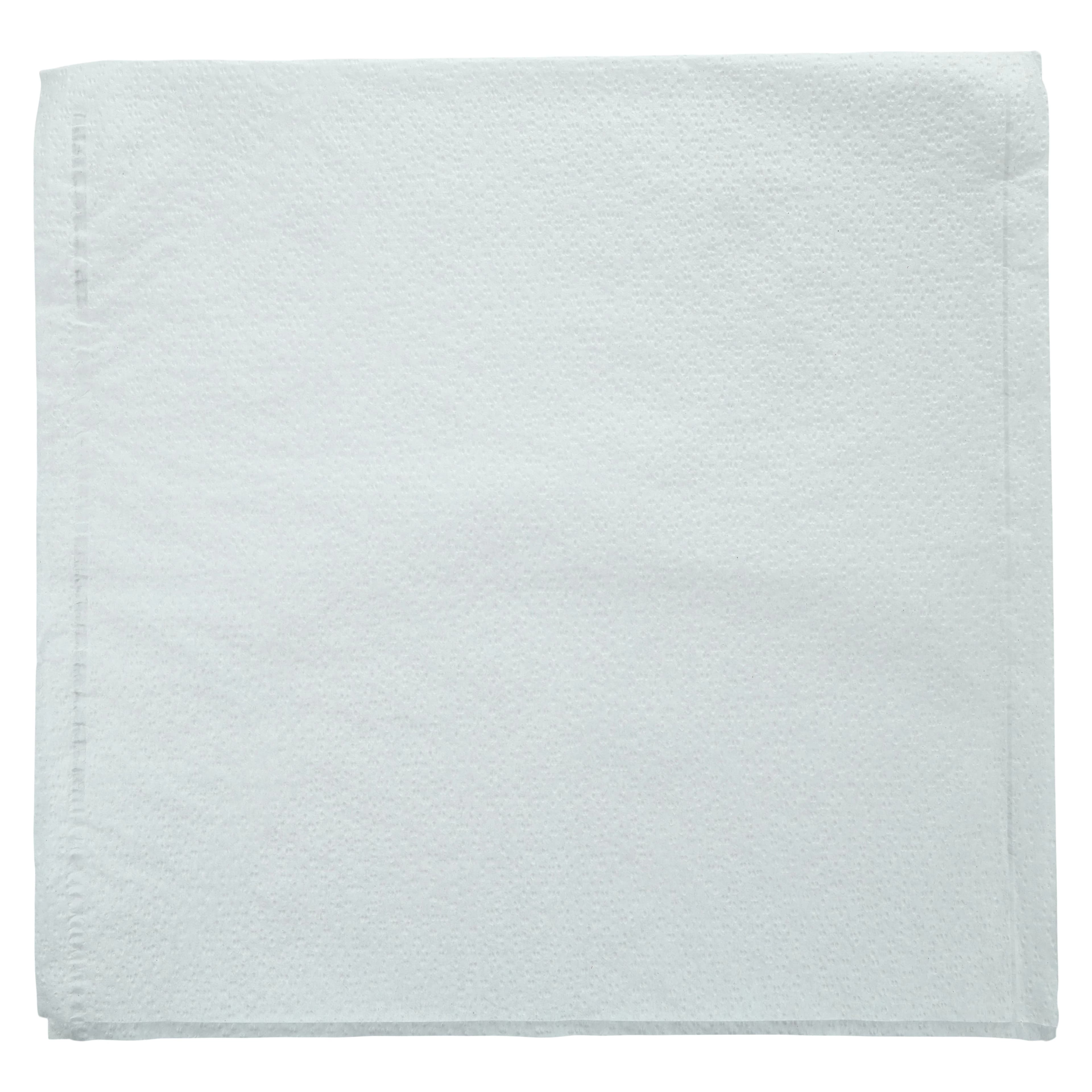 Crosstex Polycoated Headrest Covers, Jumbo 13" x 13", White, 500/Case, L13WH - Polycoated Headrest Covers 13x13 White 500/Case - Image 1
