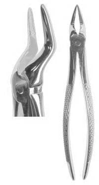A Titan Upper Root Diamond Coated Beaks Forceps, Size 51D, Stainless Steel - Upper Root Diamond Coated Beaks Forceps - Image 1