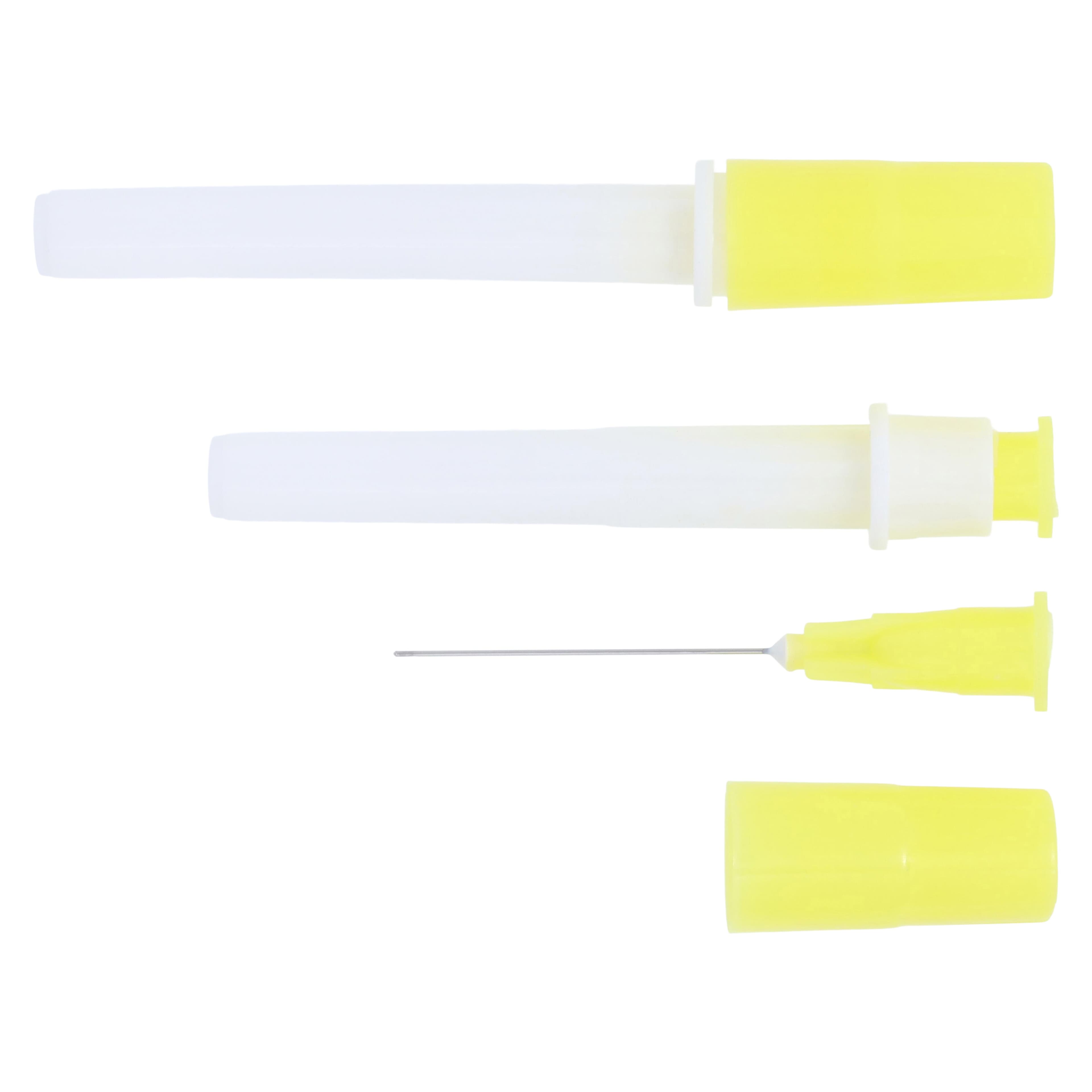 Vista-Probe Irrigating Tips, 27 Gauge, 1" Bendable, Closed-End Side-Port, Yellow, 100/Bag, #315627 thumbnail 3