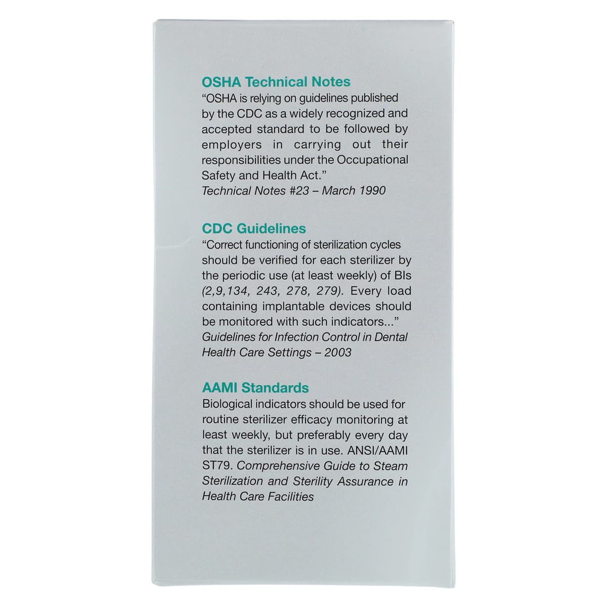 SPS Medical Econo Mail-In Sterilizer Monitor Service, 52 Tests/Box, EMS-052 thumbnail 6
