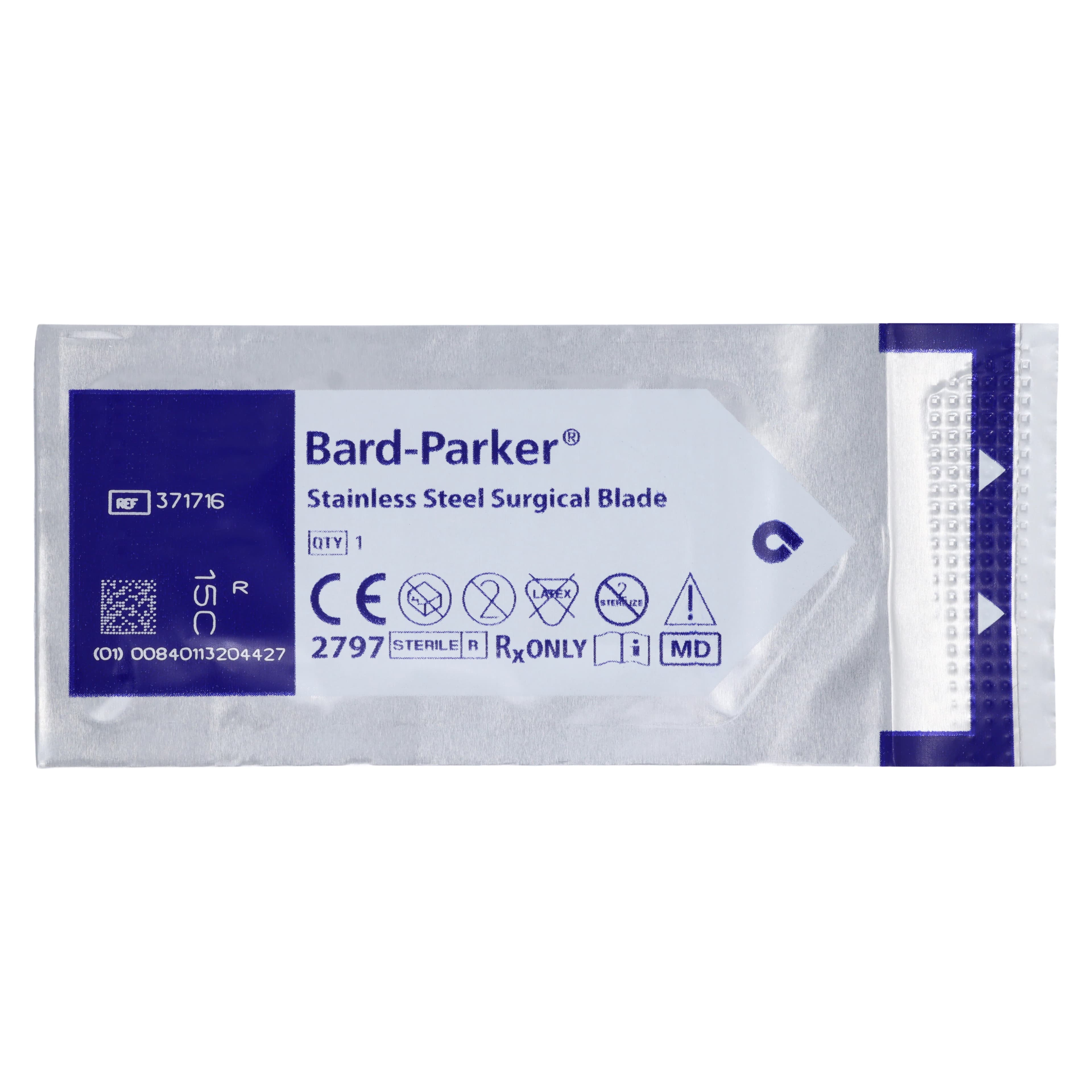 Bard-Parker Stainless Steel Sterile Surgical Blade #15C, Individually Packaged, 50/Case thumbnail 3