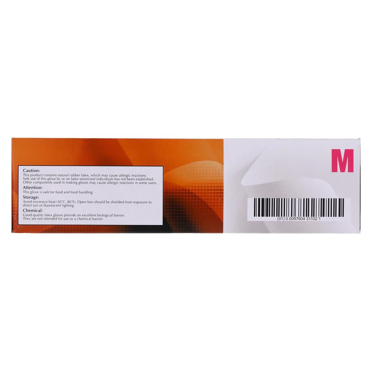 Tronex International Textured Powder-Free Latex Exam Gloves, Medium, Natural, Non-Sterile, 100/Box thumbnail 6