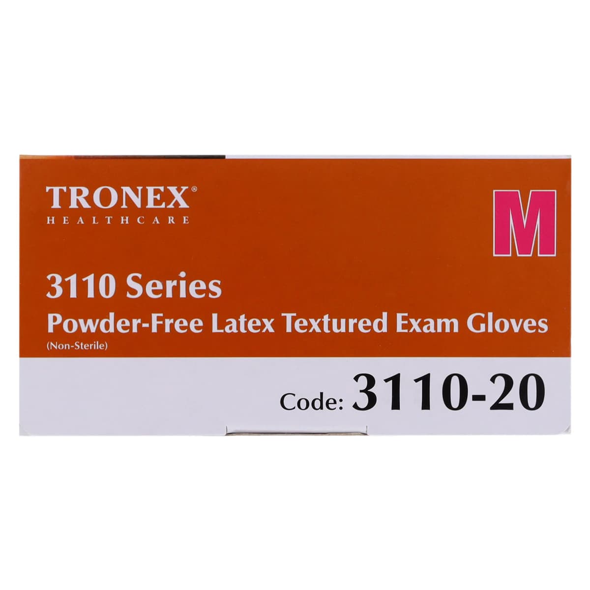 Tronex International Textured Powder-Free Latex Exam Gloves, Medium, Natural, Non-Sterile, 100/Box thumbnail 7