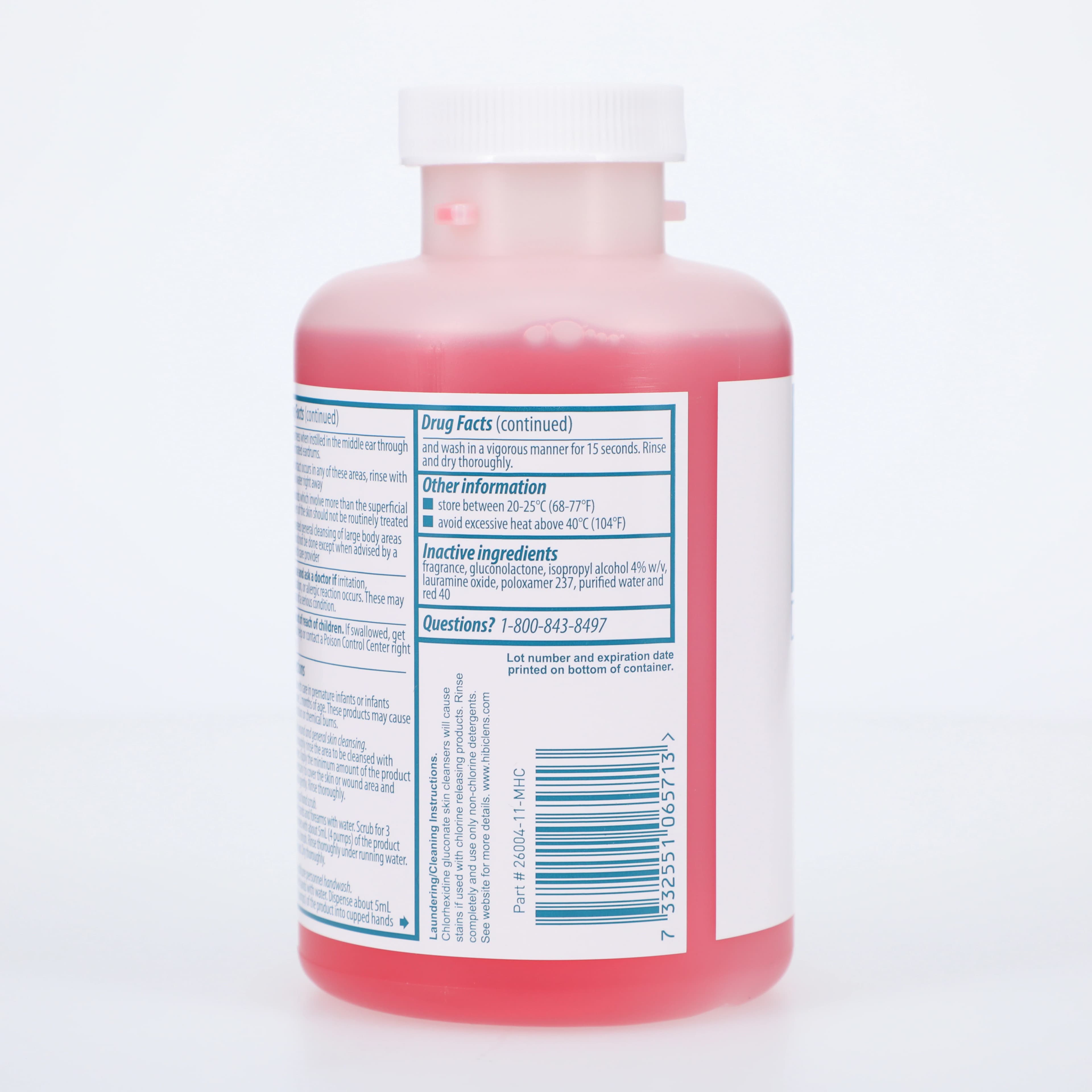 HIBICLENS® Antimicrobial Hand Soap, 4% Chlorhexidine Gluconate, Floral Fragrance, 16 oz Bottle with Foaming Pump thumbnail 4
