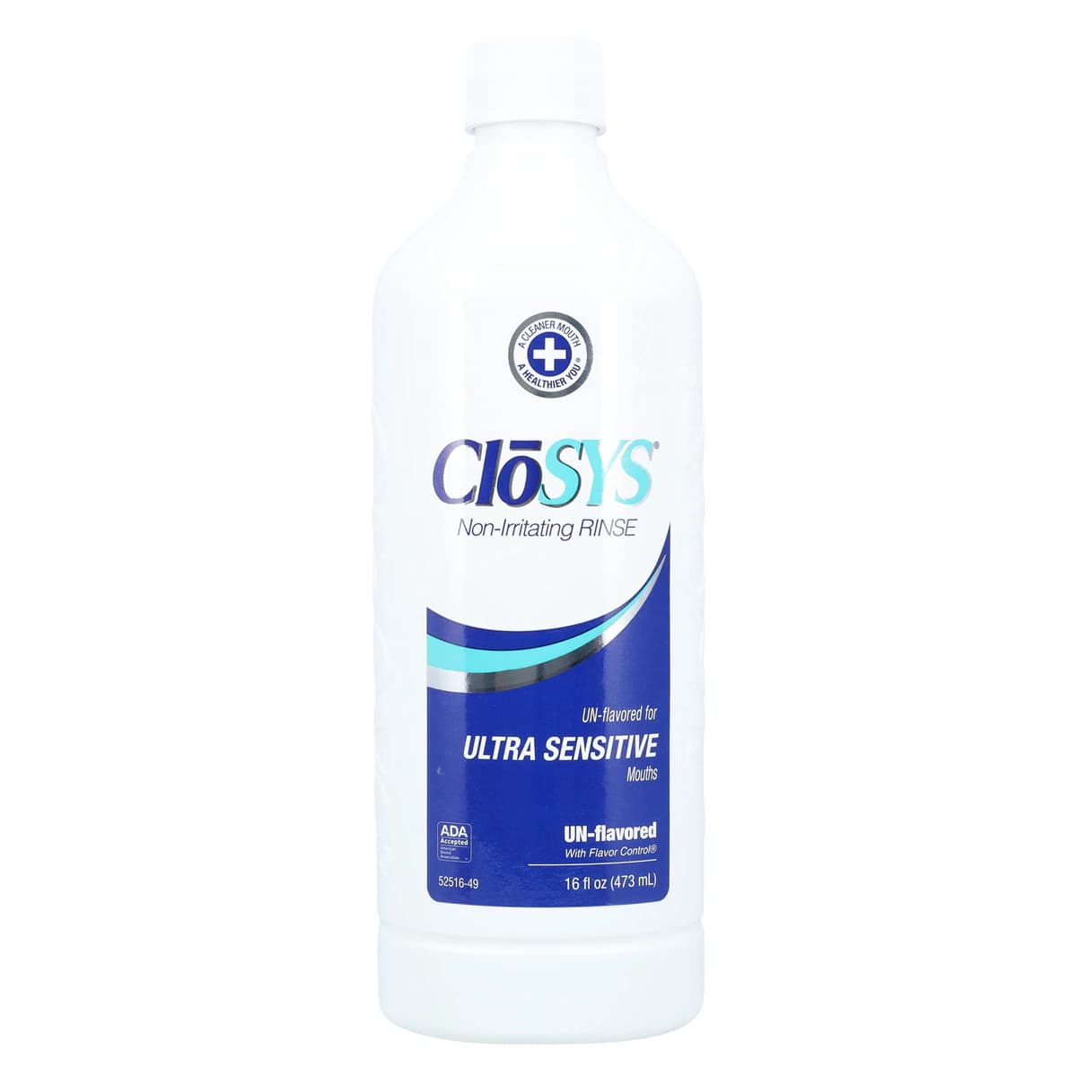 CloSYS Ultra Sensitive Oral Rinse, Unflavored, Alcohol-Free, 16 oz Bottle, 12/Case, CLUS16-6014R thumbnail 3