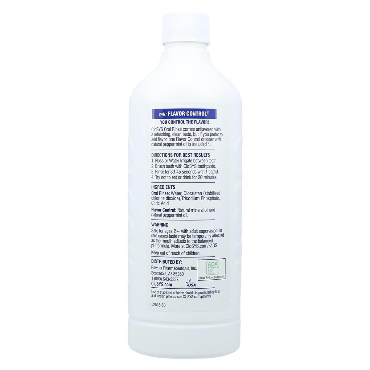 CloSYS Ultra Sensitive Oral Rinse, Unflavored, Alcohol-Free, 16 oz Bottle, 12/Case, CLUS16-6014R thumbnail 4