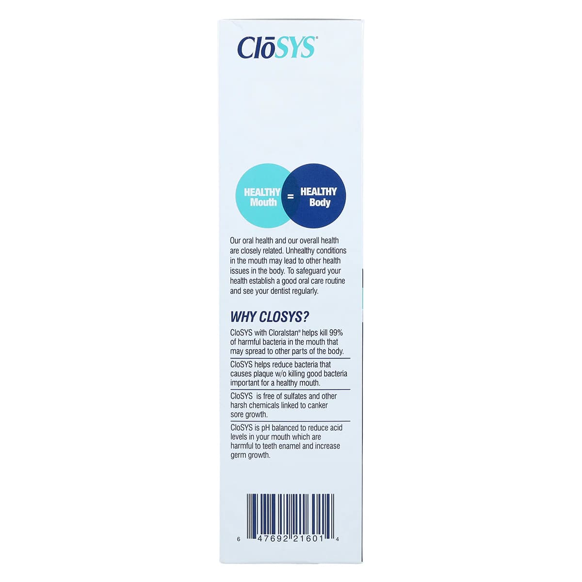 CloSYS Ultra Sensitive Oral Rinse, Unflavored, Alcohol-Free, 16 oz Bottle, 12/Case, CLUS16-6014R thumbnail 10