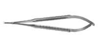 Scissor Castroviejo Micro XF, Curved, Micro Serrated, Stainless Steel, Each - Scissor Castroviejo Micro XF - Image 1