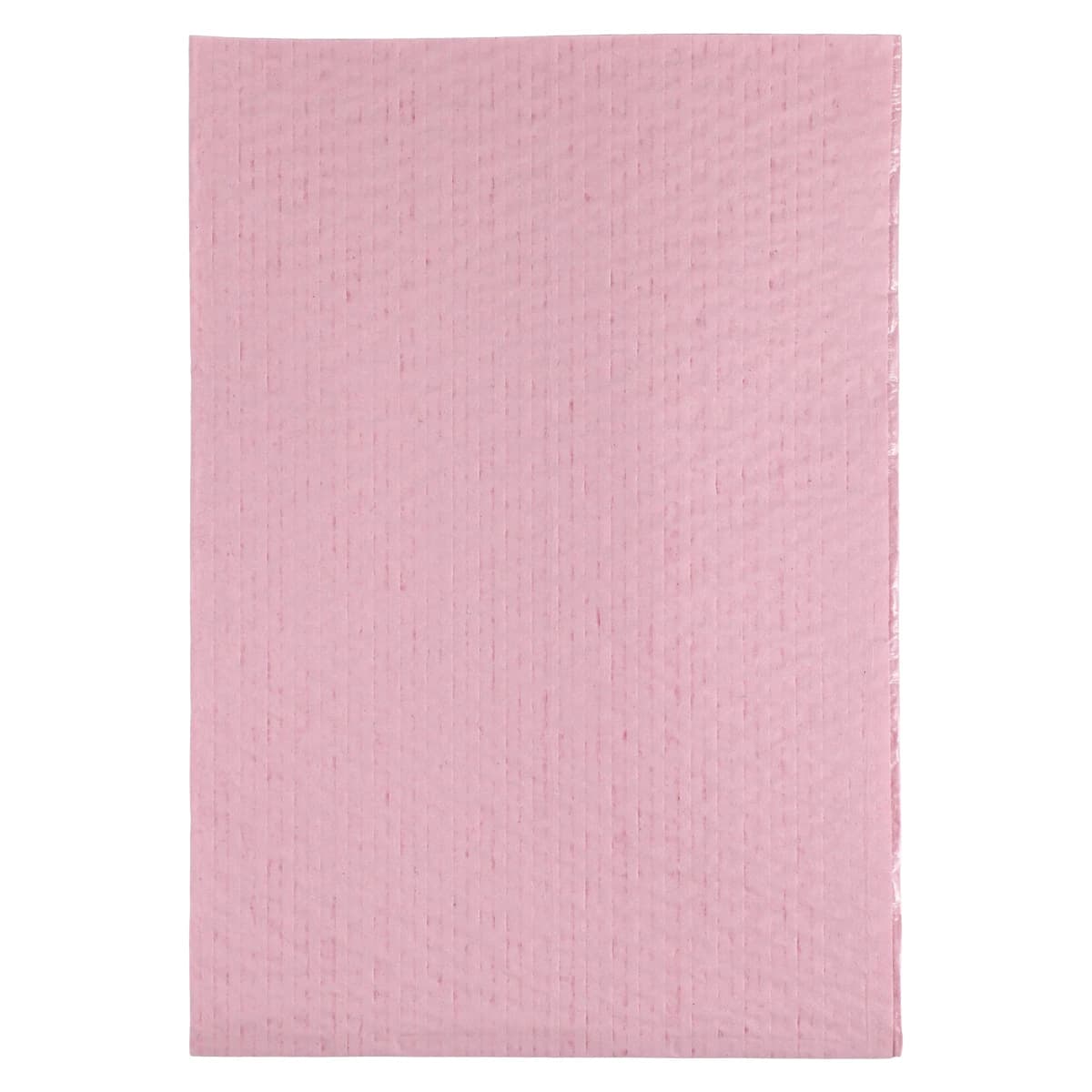 Crosstex Advantage Plus Patient Towels/Bibs, 3-Ply Tissue with 1-Ply Poly, Dusty Rose, 13" x 18", 500/Case, WPXADR - Advantage Plus 3Ply Dusty Rose 500/Cs, WPXADR - Image 1