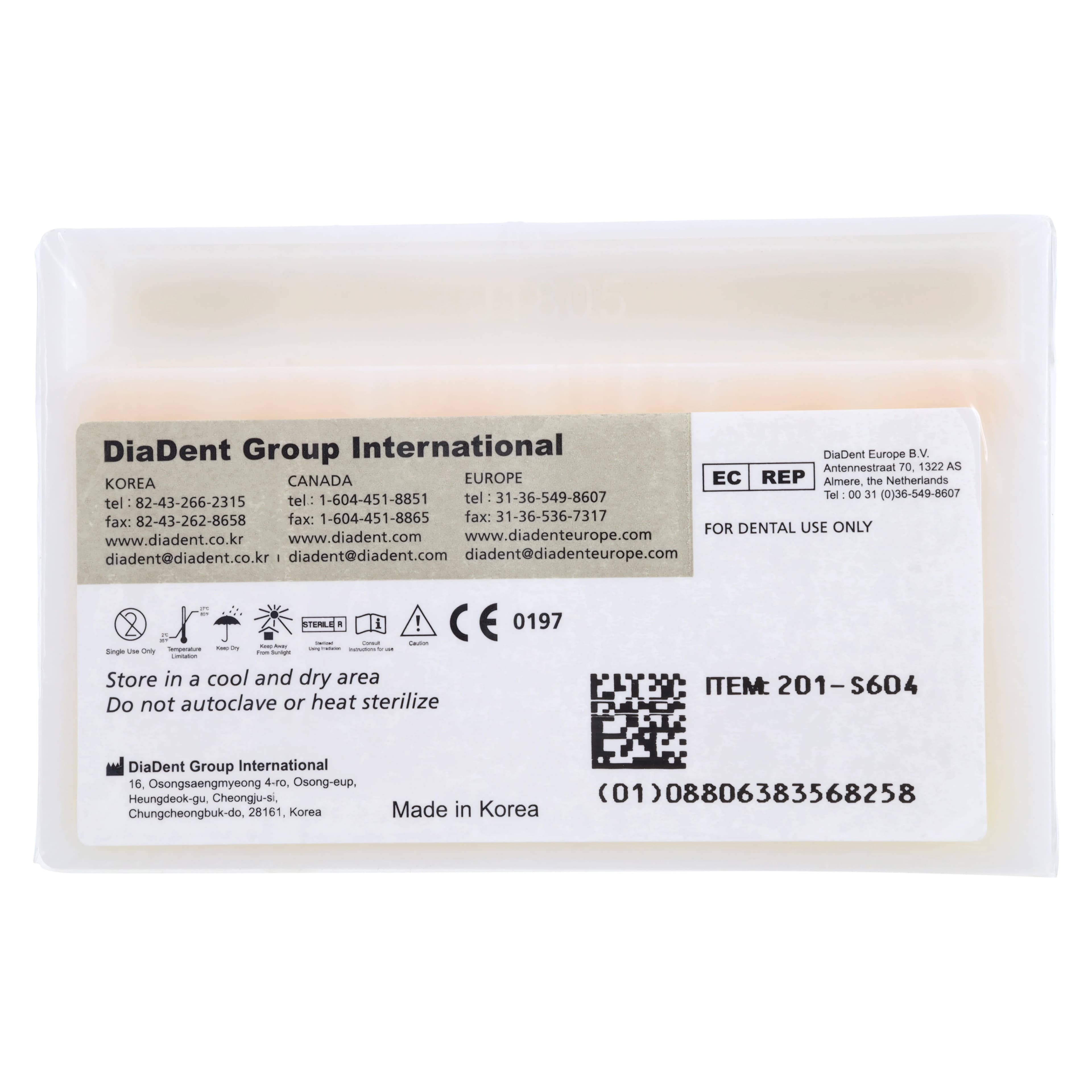 DiaDent Absorbent Paper Points, Non-Marked, .02 Taper, ISO Size #20, Slide Package, 200/Box thumbnail 2