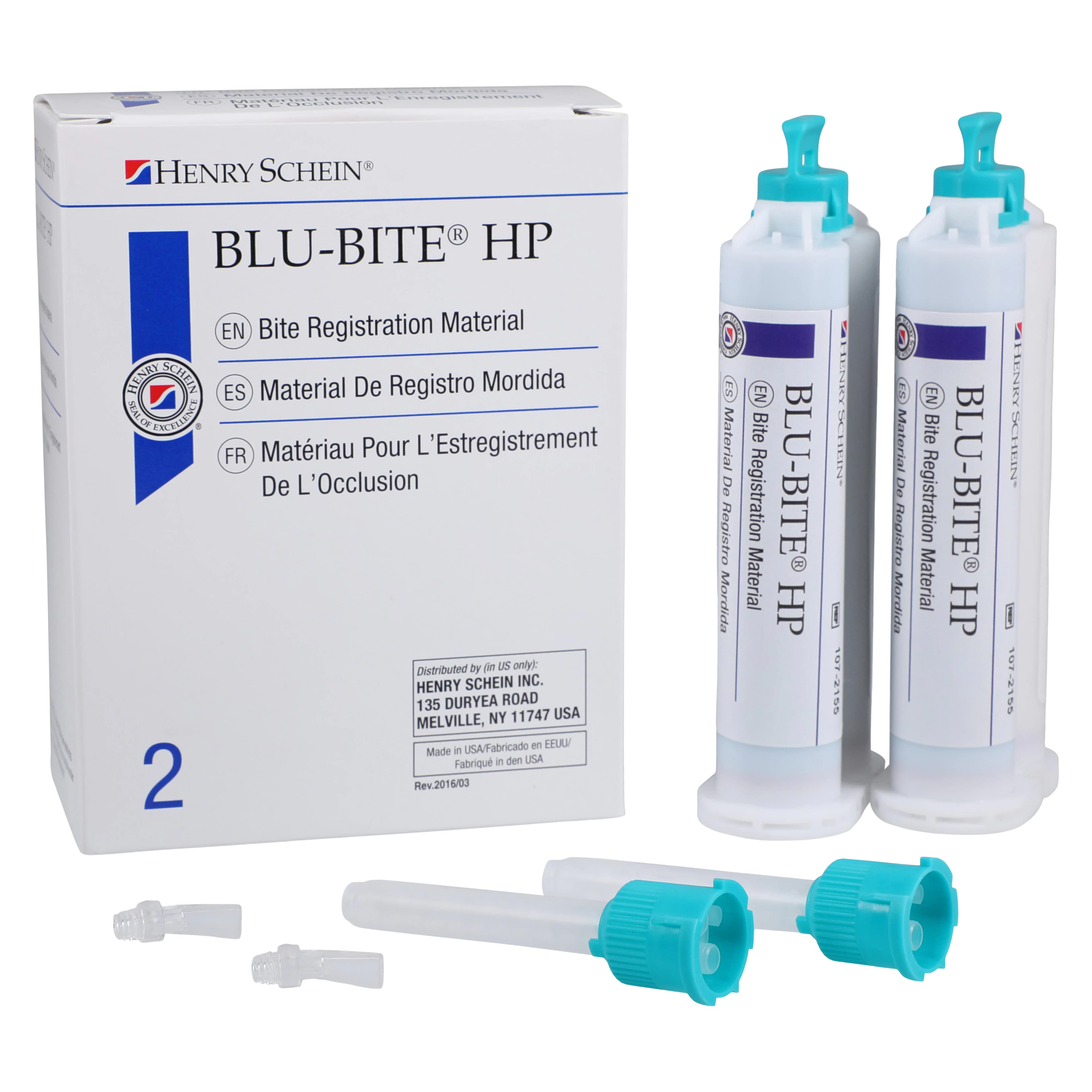Blu-Bite HP Rigid Fast Set Bite Registration Material, Vinyl Polysiloxane, Mint, 2/Box thumbnail 4