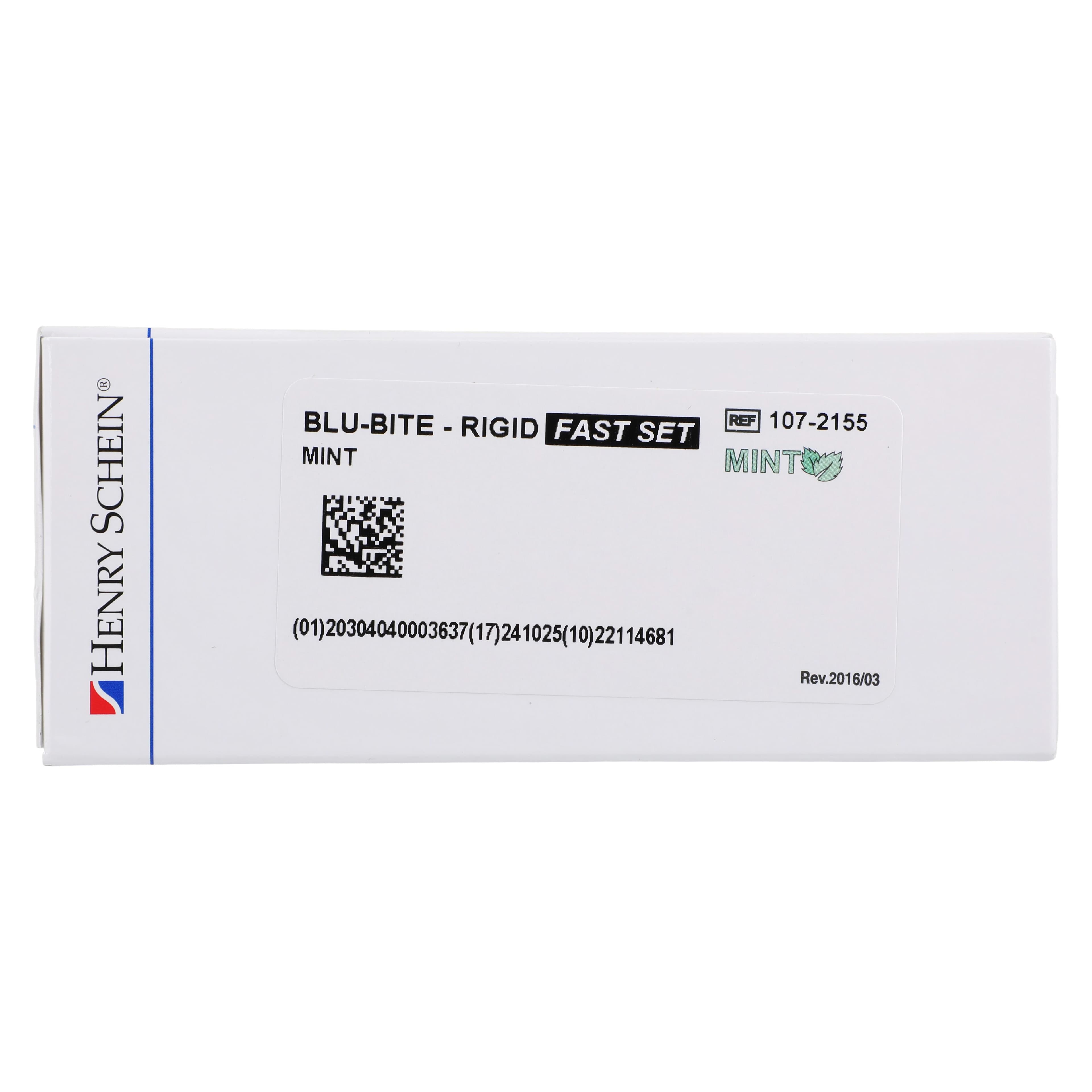 Blu-Bite HP Rigid Fast Set Bite Registration Material, Vinyl Polysiloxane, Mint, 2/Box thumbnail 14