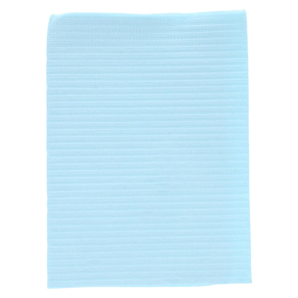 Crosstex Sani-Tab Chain-Free Patient Towel, Econoback, 2-Ply Tissue with 1-Ply Poly, 13" x 19", Blue, 400/Case, WEXBLT - Sani-Tab Chain-Free Econoback 2+1 Ply 19x13 Blue 400Cs - Image 1