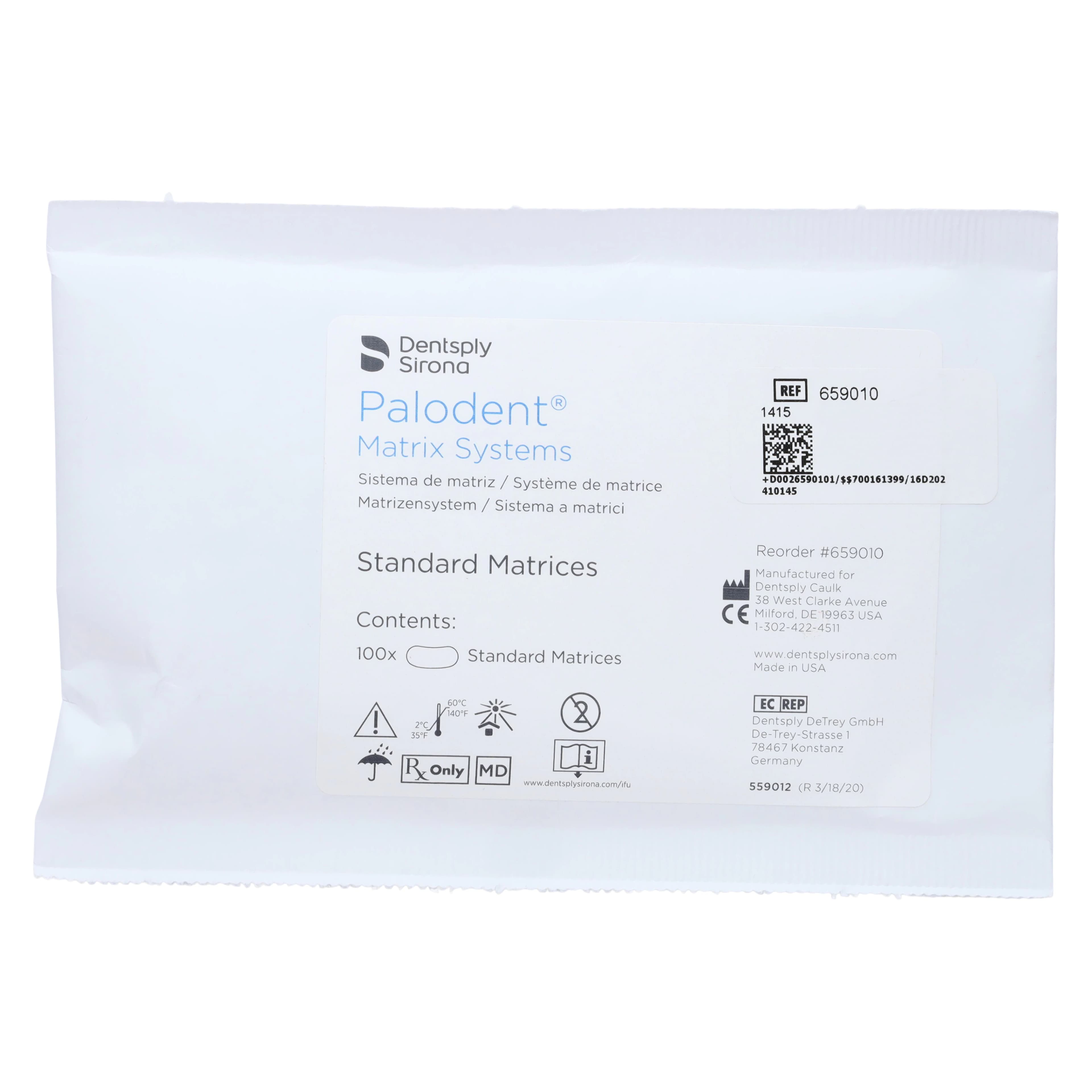 Palodent Sectional Matrix System Standard Matrices Refill, 100/Pk, 659010 thumbnail 5