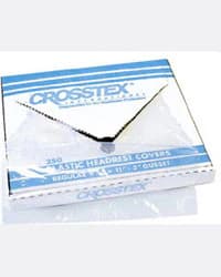 Crosstex Jumbo Plastic Headrest Covers, Clear, 9.5" x 14", 1000/Case thumbnail 2