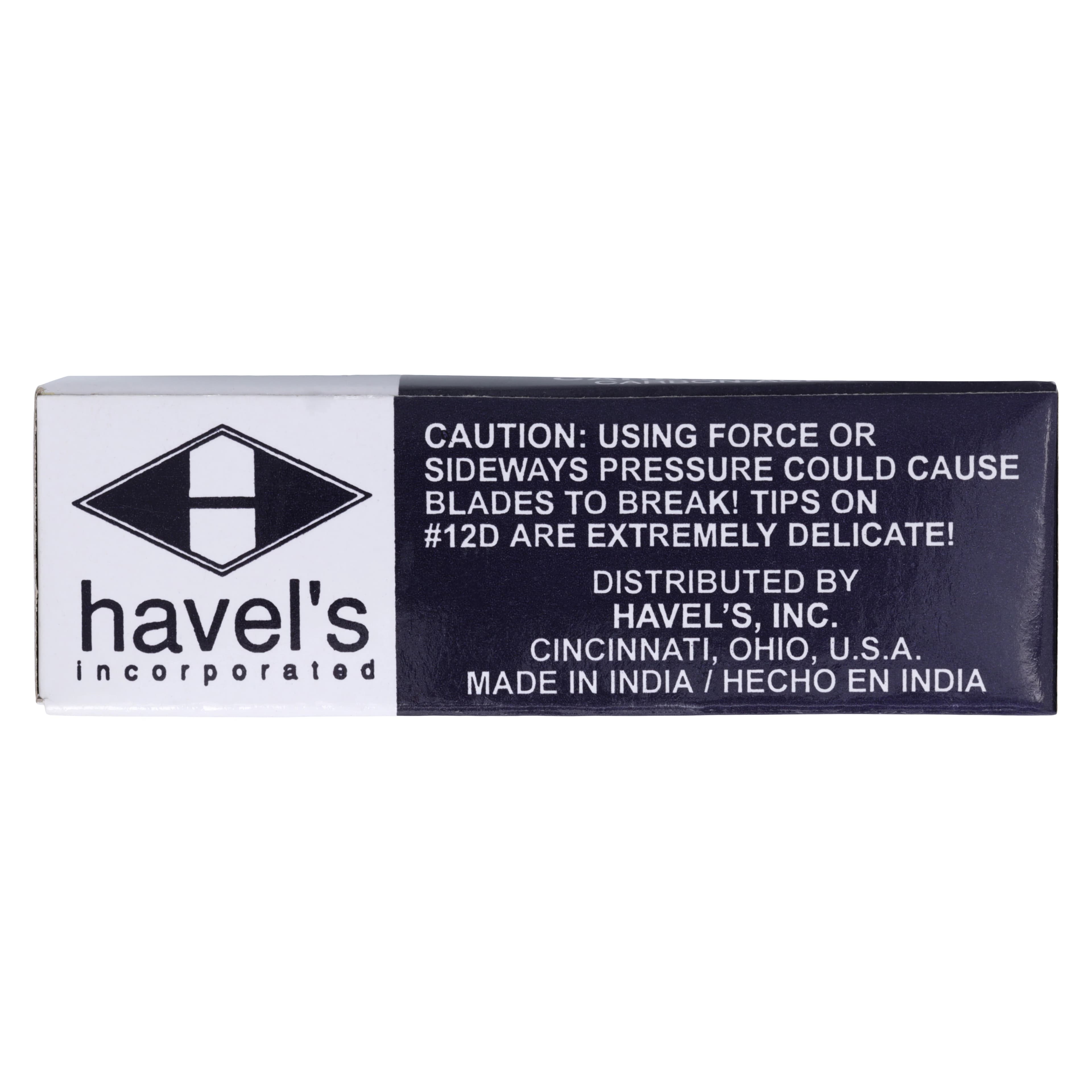 Havels Surgical Mini Blades, Carbon Steel, Sterile thumbnail 4