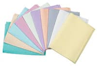 Crosstex Econoback Patient Bibs/Towels, 2-Ply Paper with Poly, 13" x 19" (33 x 48 cm), Peach, 500/Case, WEXPE - Econoback™ 19" x 13"/48 x 33cm Peach Case of 500 - Image 1