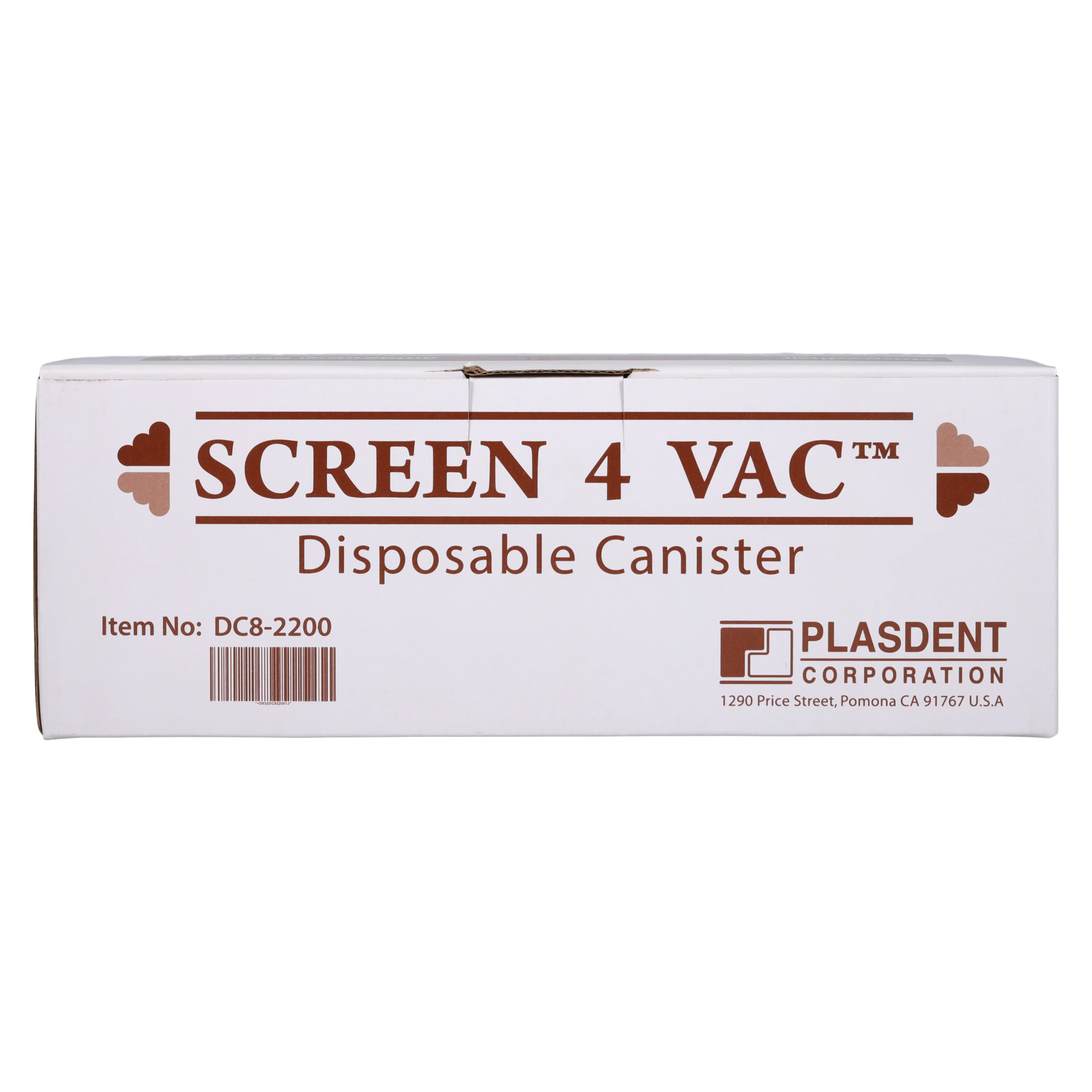Plasdent Disposable Evacuation Canister, Model 2200, 2-3/4"W x 3-5/8"H, Internal Threads, 12/Box, DC8-2200 thumbnail 5