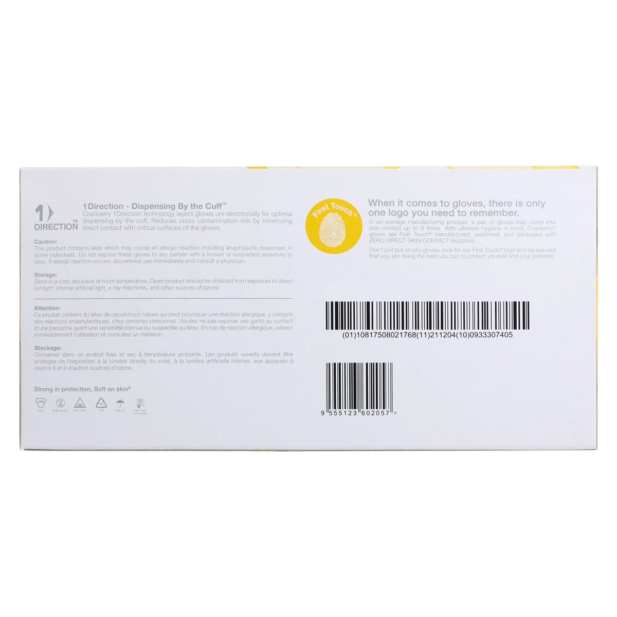 Cranberry® SIGMA Powder Free Latex Exam Gloves, Extra Small, White, 100/Box, CR5815 thumbnail 9