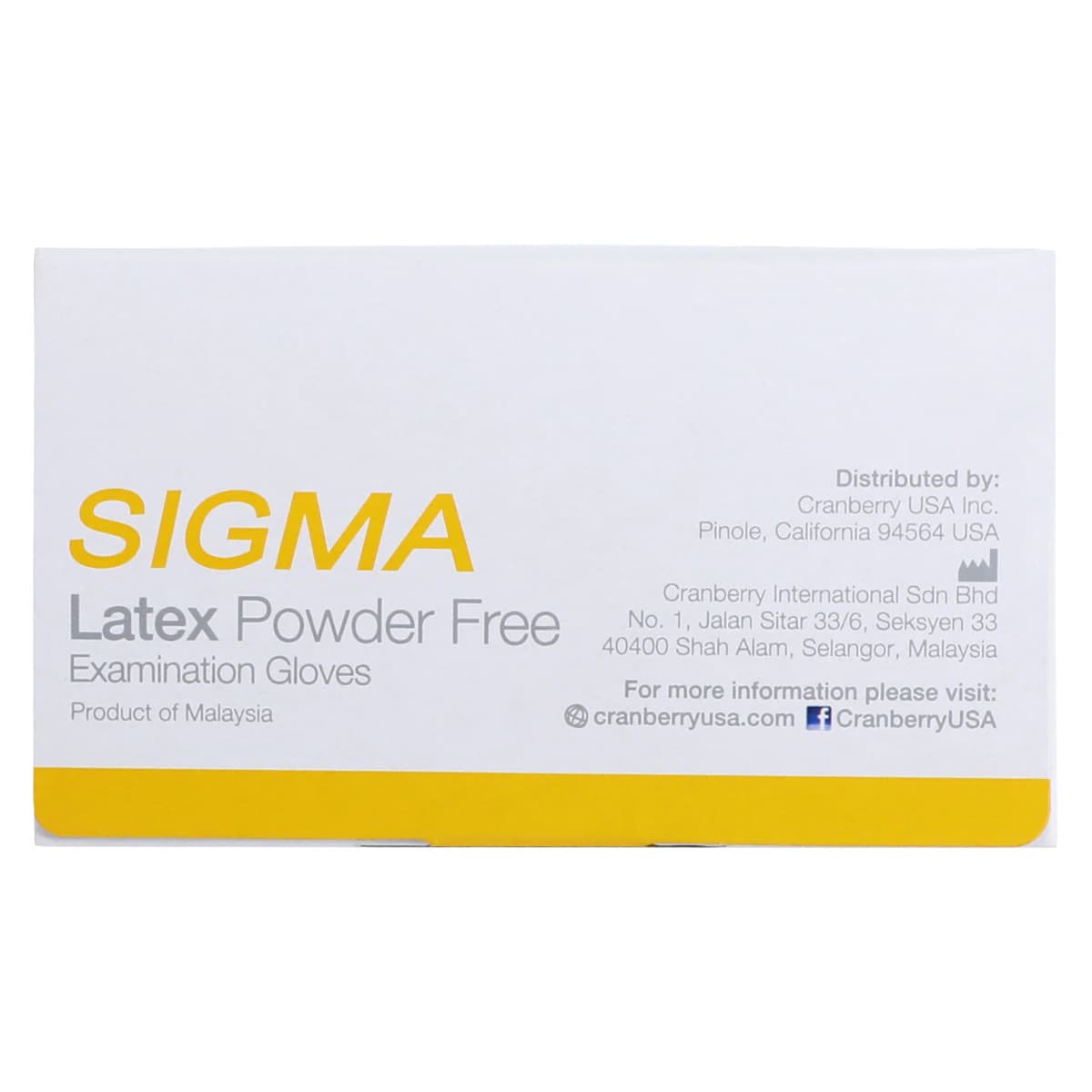 Cranberry® SIGMA Powder Free Latex Exam Gloves, Extra Small, White, 100/Box, CR5815 thumbnail 7