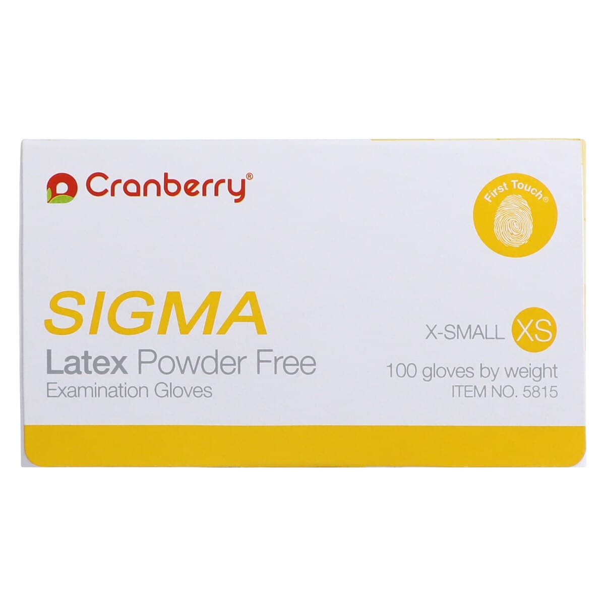 Cranberry® SIGMA Powder Free Latex Exam Gloves, Extra Small, White, 100/Box, CR5815 thumbnail 8