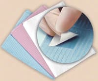 Crosstex Sani-Tab Chain-Free Patient Towels, 2-Ply Tissue with 1-Ply Poly, White, 13" x 19", 400/Box, WEXWHT - Sani-Tab Chain-Free Towels, 2-Ply - Image 1