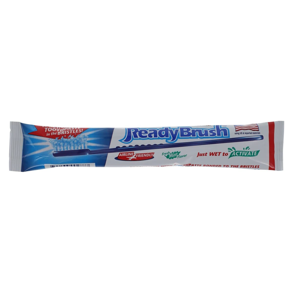 ReadyBrush® Prepasted Adult Toothbrush, Soft, Mint, Individually Wrapped, Assorted Colors, 144/Box, RB-144 thumbnail 5