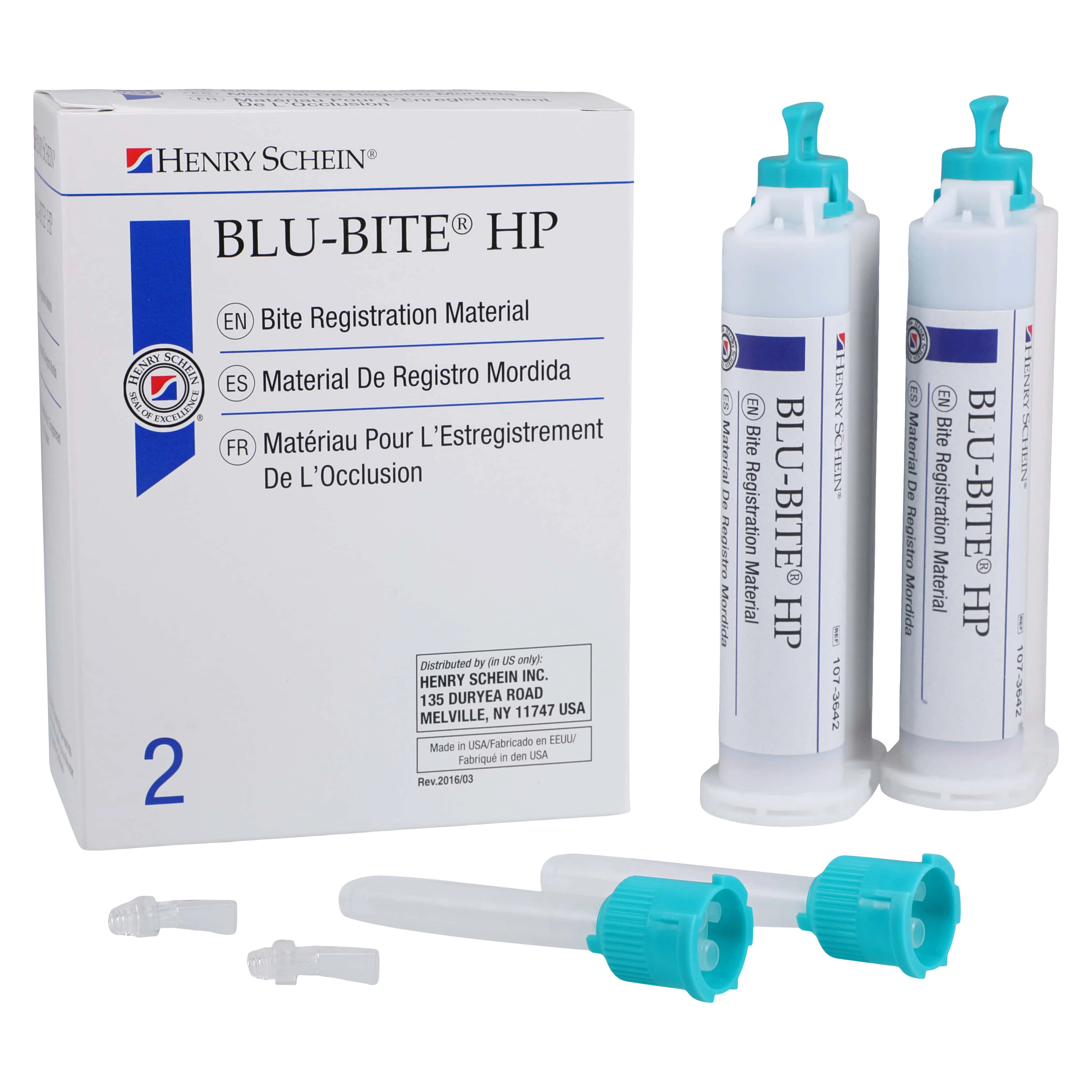 Blu-Bite HP Rigid Fast Set Bite Registration Material, Vinyl Polysiloxane, Unflavored, 2/Box thumbnail 3