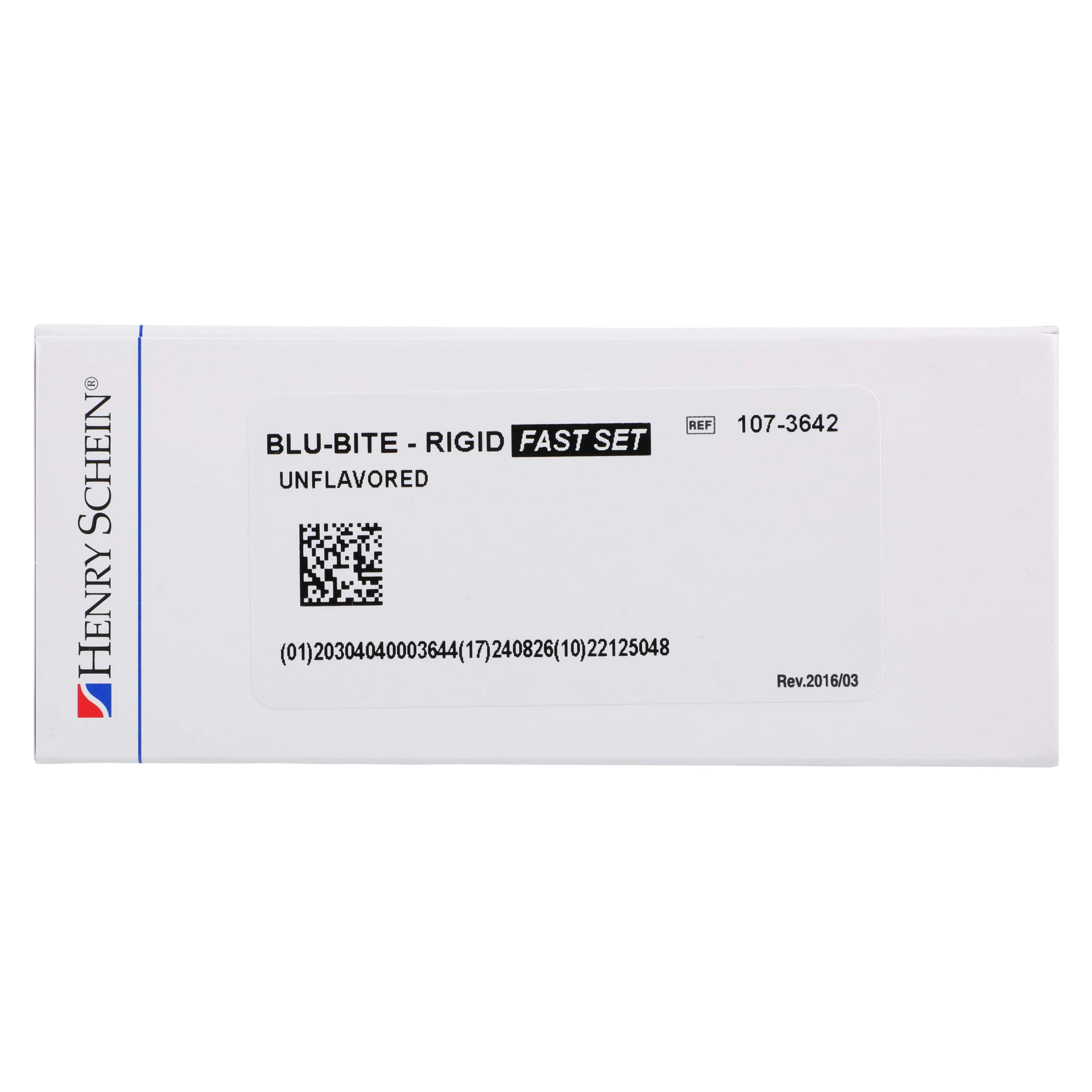 Blu-Bite HP Rigid Fast Set Bite Registration Material, Vinyl Polysiloxane, Unflavored, 2/Box thumbnail 13