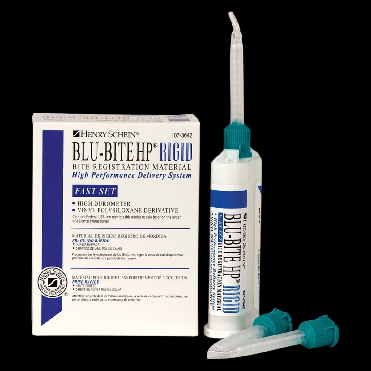 Blu-Bite HP Rigid Fast Set Bite Registration Material, Vinyl Polysiloxane, Unflavored, 2/Box thumbnail 2