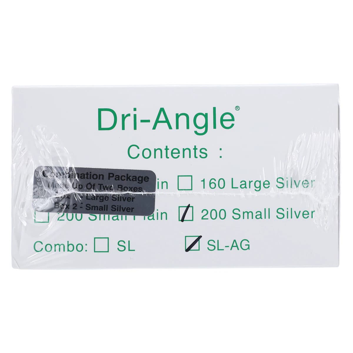Dri-Angle Silver Assorted Combo Pack, Small/Large, 360/Box thumbnail 2