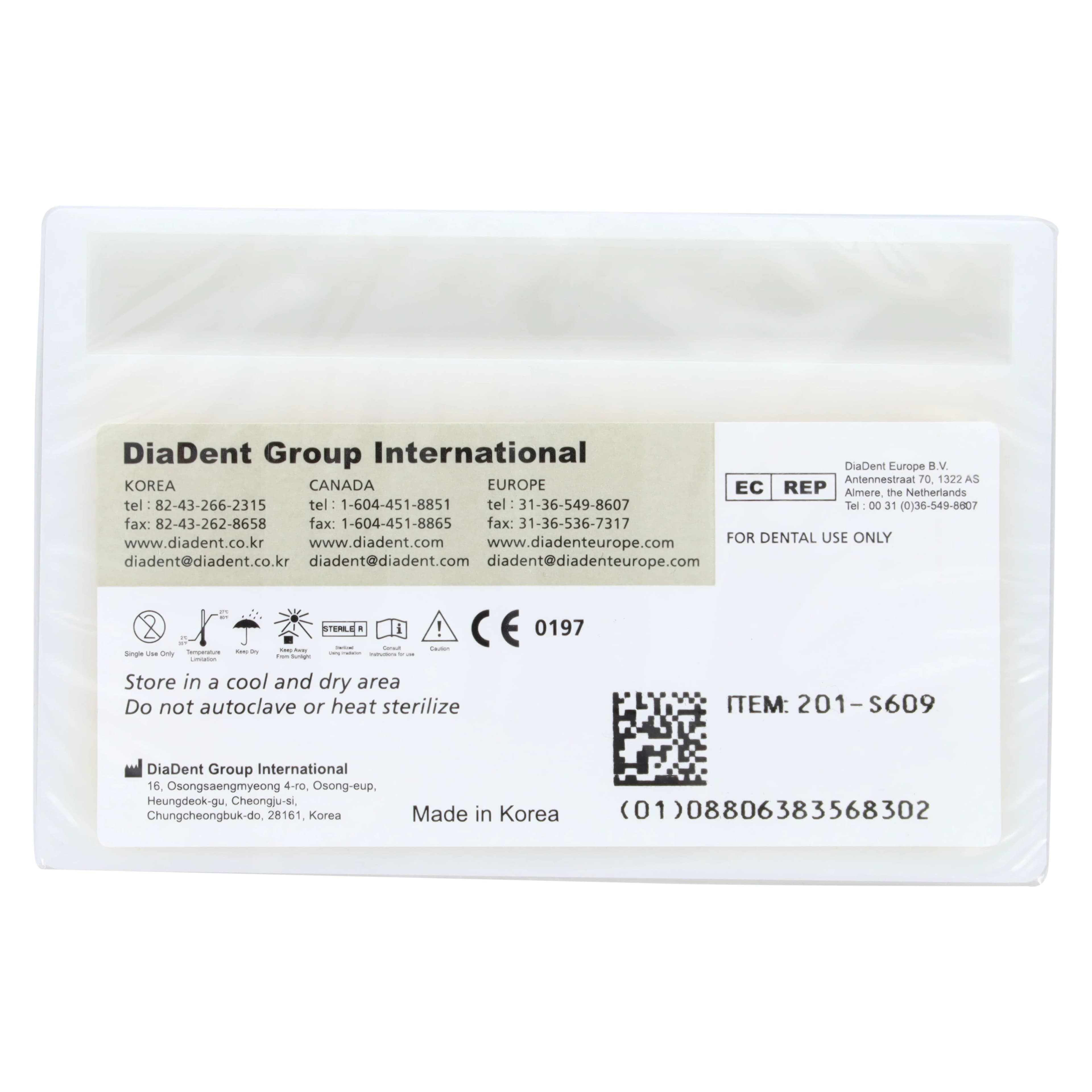 DiaDent Absorbent Paper Points, #45 White, .02 Taper, Non-Marked, Spill-Proof Box of 200 thumbnail 2