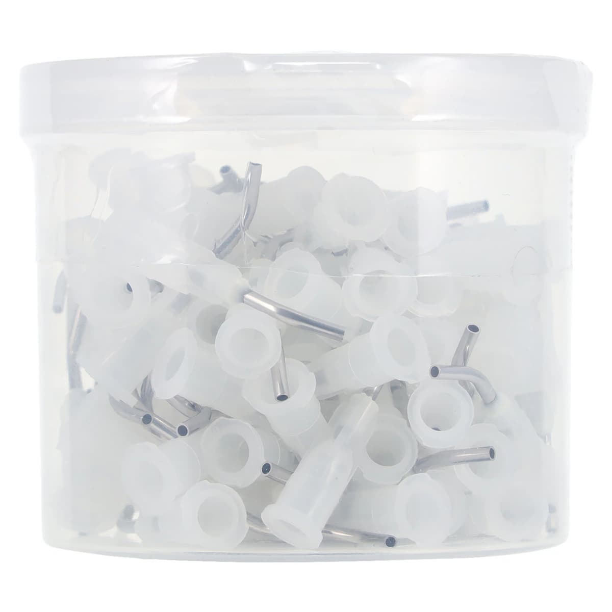 Vista Apex Pre-Bent Applicator Tips, 16 Gauge, White, 100/Pkg, 315316 thumbnail 2