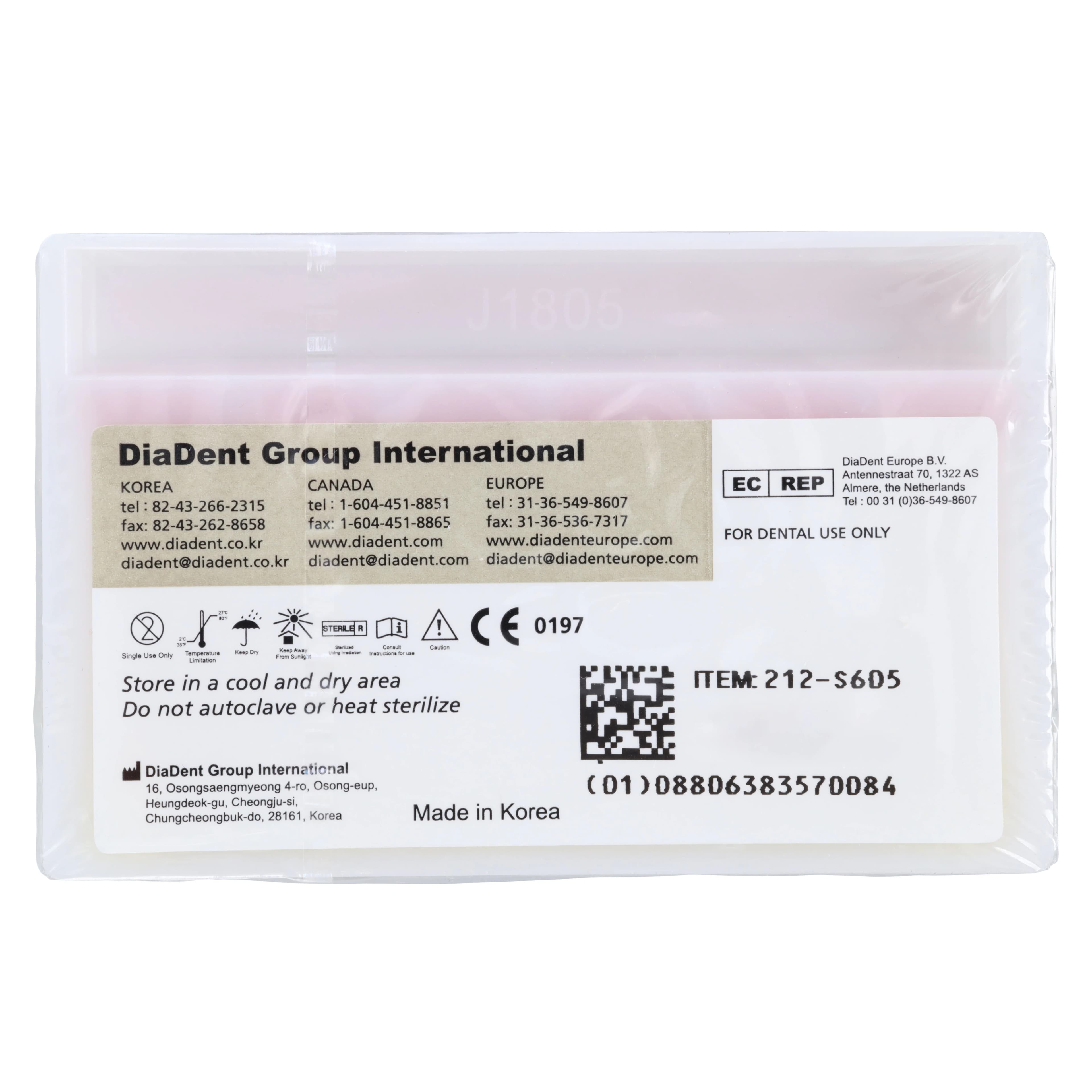 Diadent Dia-ISOGT Absorbent Paper Points, Size 25, .06 Taper, Red, 100/Box thumbnail 2