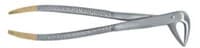 A. Titan Stainless Steel Diamond Grit Ash Pattern Forceps, Lower Anterior/Premolar, Size 74D, 1/Pk - A. Titan Stainless Steel Diamond Grit Ash Pattern Forceps, Lower Anterior, 1/Pk - Image 1