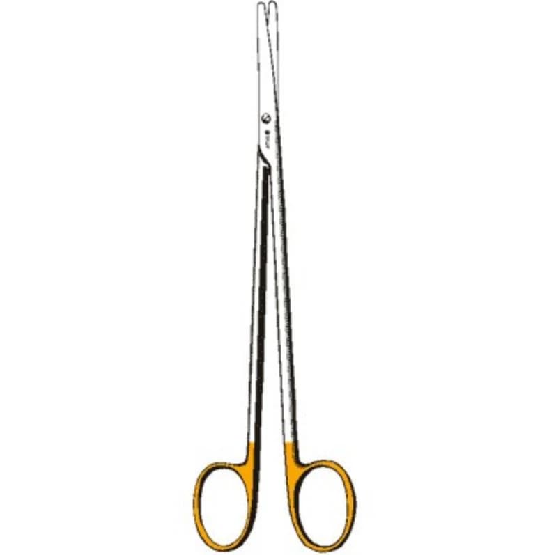 Sklar Edge TC Metzenbaum Dissecting Scissors, Curved, 7", Stainless Steel/Tungsten Carbide, Non-Sterile, Reusable, Each - Scissors S E Metz - Image 1