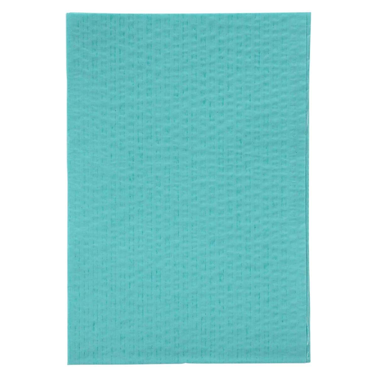 Crosstex Advantage Plus Patient Bib, 3-Ply Tissue/Poly, Aqua, 13" x 18", 500/Case, WPXAAQ - Bib 3-Ply 18X13 Aqua, 500/Cs, WPXAAQ - Image 1